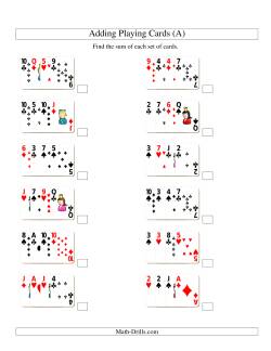 Adding 4 Playing Cards