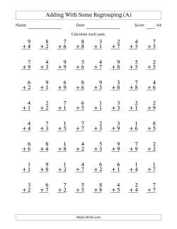 addition and subtraction worksheets 100 problems
