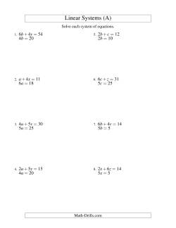 subtraction math equations