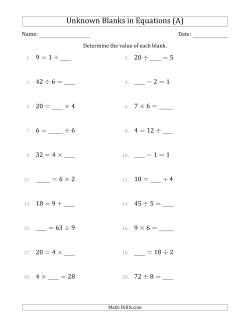 Equations expressions answer key and domain 2 DOMAIN 2