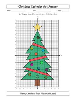 Christmas Cartesian Art Tree 2
