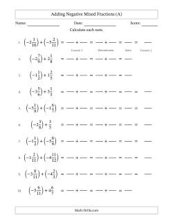 fractions homework year 5