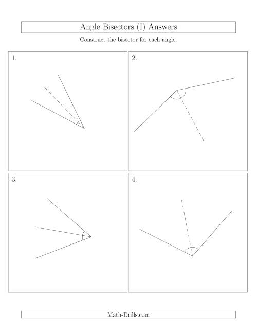 The Angle Bisectors with Randomly Rotated Angles (I) Math Worksheet Page 2