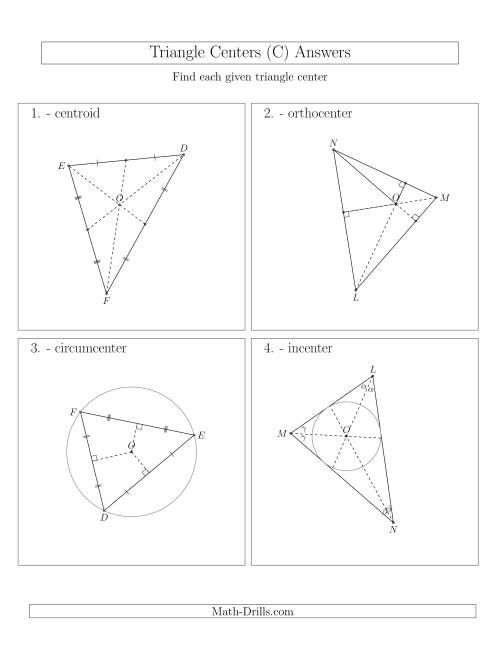 The Contructing Centers for Acute Triangles (C) Math Worksheet Page 2