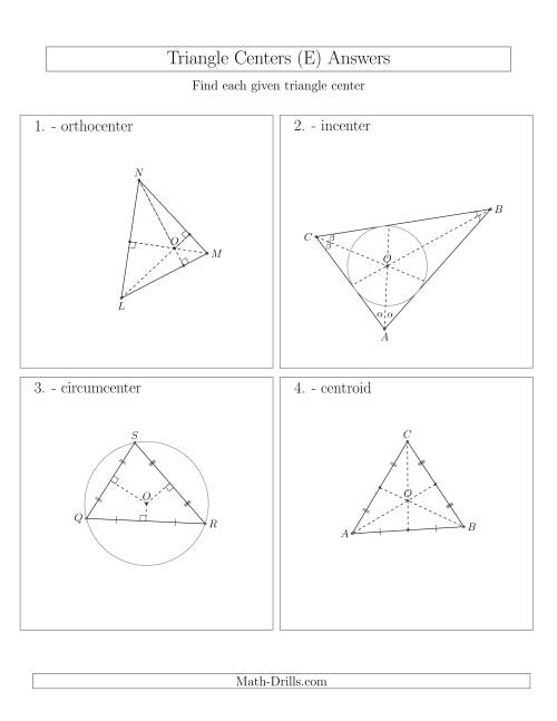 The Contructing Centers for Acute Triangles (E) Math Worksheet Page 2