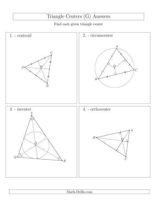 The Contructing Centers for Acute Triangles (G) Math Worksheet Page 2