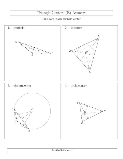 The Contructing Centers for Acute and Obtuse Triangles (E) Math Worksheet Page 2