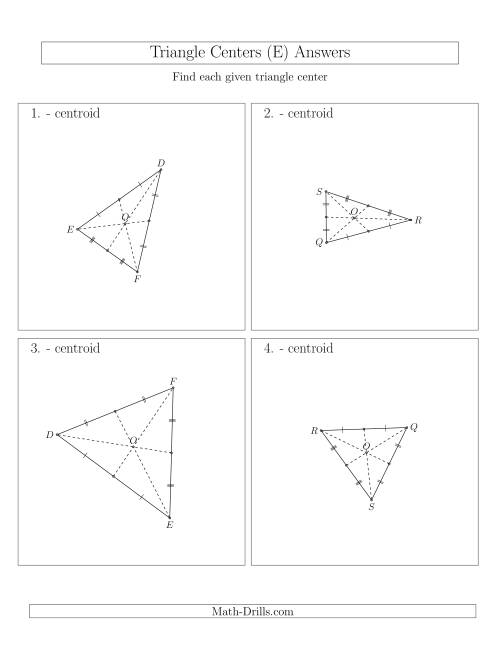 The Contructing Centroids for Acute Triangles (E) Math Worksheet Page 2