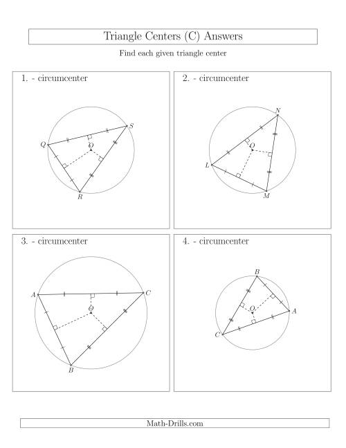 The Contructing Circumcenters for Acute Triangles (C) Math Worksheet Page 2