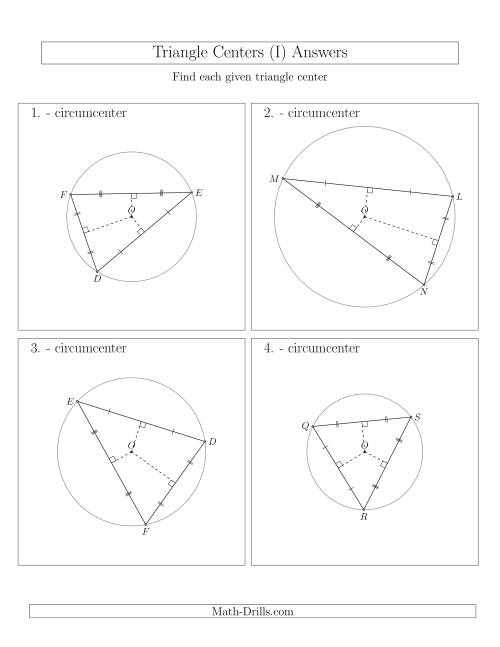 The Contructing Circumcenters for Acute Triangles (I) Math Worksheet Page 2