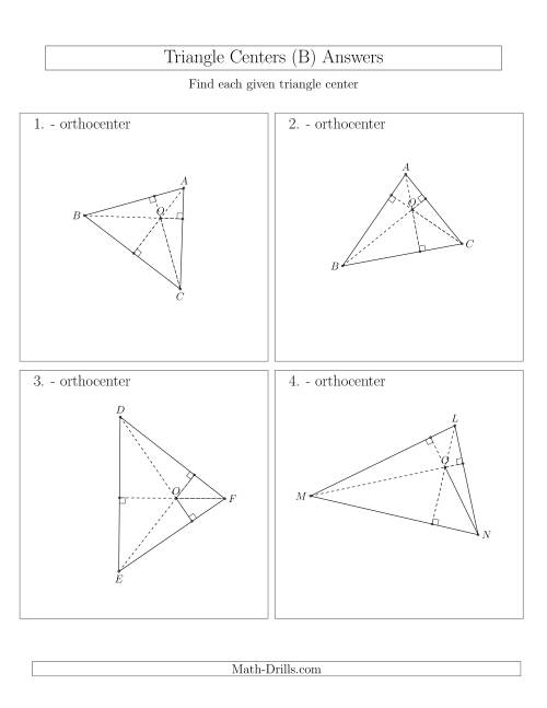 The Contructing Orthocenters for Acute Triangles (B) Math Worksheet Page 2