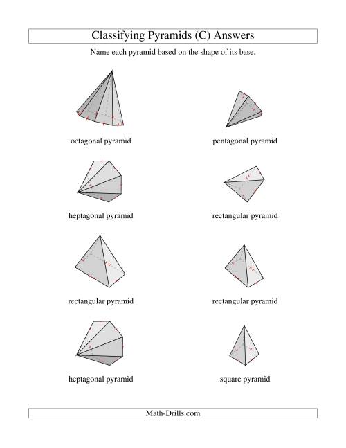 The Classifying Pyramids (C) Math Worksheet Page 2