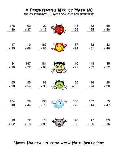 two-digit-addition-and-subtraction-with-monsters-a-halloween-math-worksheet