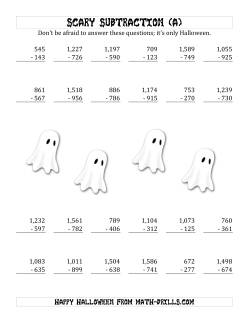 Scary Subtraction with Triple-Digit Subtrahends and Differences