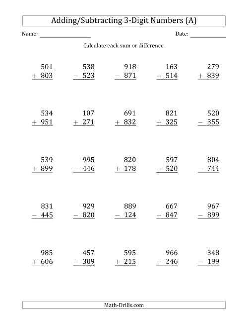 addition-and-subtraction-regrouping-worksheet