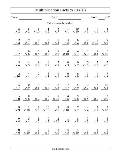 41+ Multiplication With Zeros Worksheet