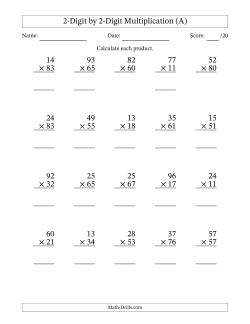 Free Math Worksheets By Math Drills