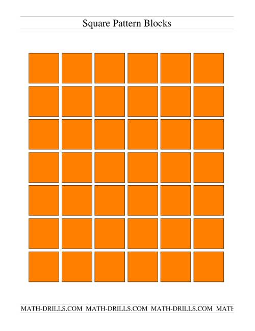 The Color Pattern Blocks Math Worksheet