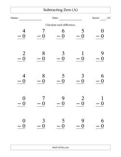 grade 2 worksheet on subtraction