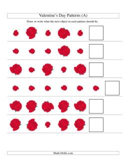 Two-Attribute Patterns (Size and Rotation) Featuring Roses